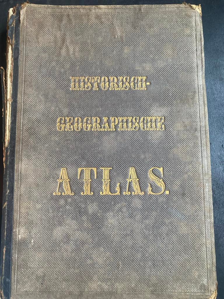 Historische Atlas met Kaarten van Palestina en Europa, Overige atlassen, Voor 1800, Wereld, Ophalen