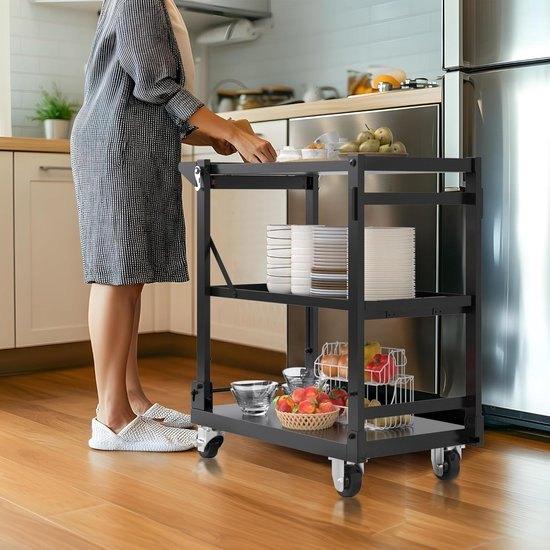3-in-1 Service Trolley – Inklapbare Werkplaatswagen, Corvance B.V., Verzenden, Nieuw, Corvancebol@gmail.com