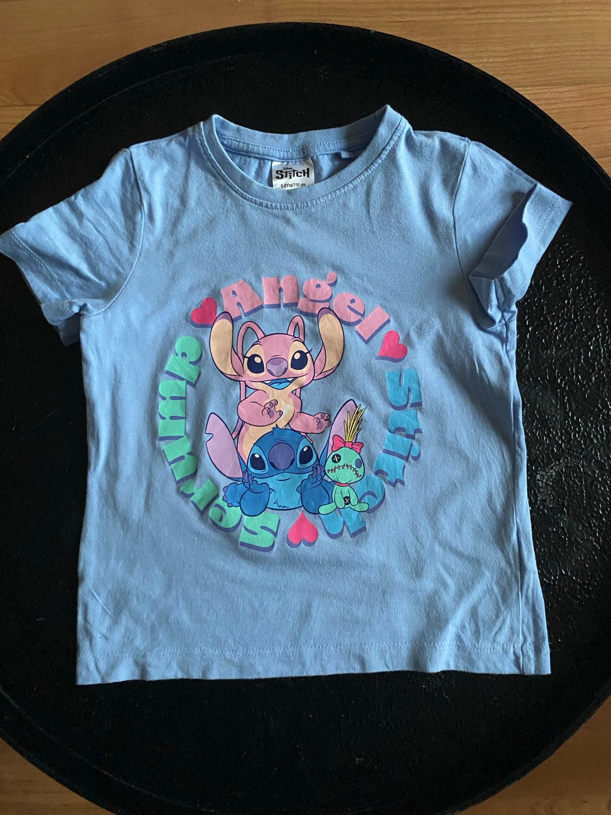 Stitch en Angel T-shirt voor kinderen, Ophalen of Verzenden, Zo goed als nieuw, Jongen of Meisje