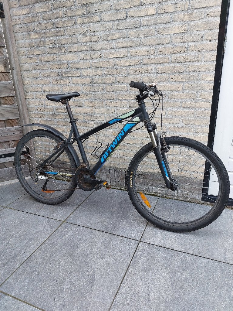 Btwin rockrider 340 atb/ mountainbike 26", Gebruikt, Hardtail, Velgrem, 45 tot 49 cm
