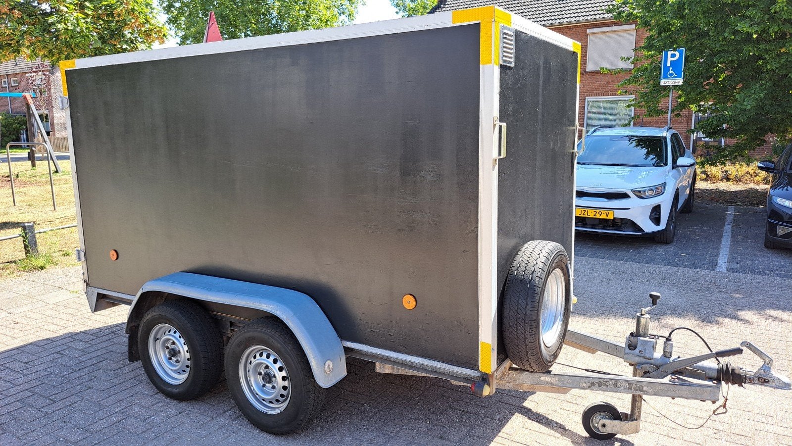 dichte aanhanger, Ophalen of Verzenden, Gebruikt