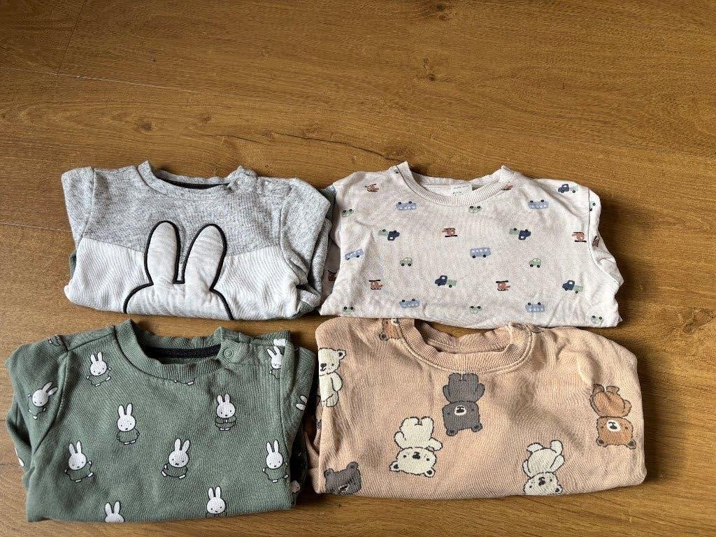 Vier gezellige truien van C&A en H&M in maat 80, Kinderen en Baby's, Ophalen, Gebruikt, Jongetje, Truitje of Vestje