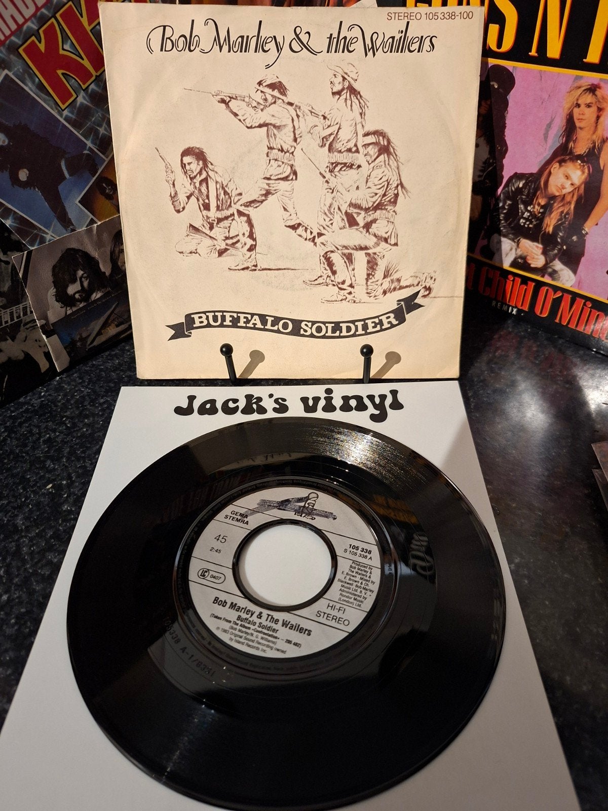 Bob Marley & The Wailers - Buffalo Soldier (Single)1983, Gebruikt, 7 inch, Ophalen of Verzenden, Fotohoes