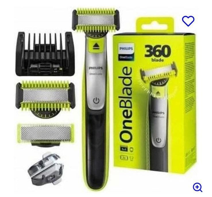 De Philips OneBlade 360is een hybride trimmer scheerapparaat, Ophalen of Verzenden, Nieuw, Tondeuse