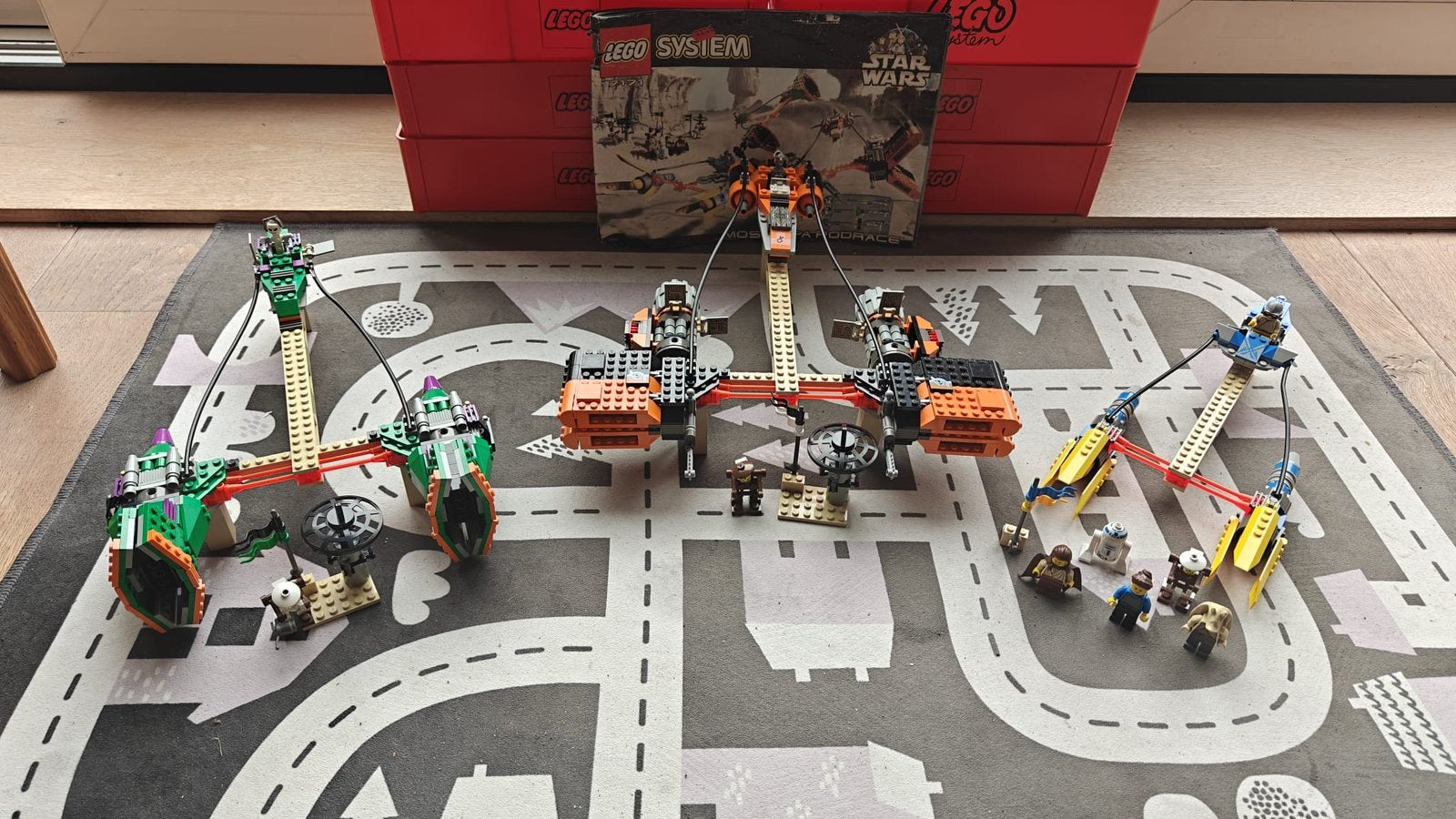Lego system Star Wars Mos Espa Podrace 7171, Gebruikt, Star Wars, Lego, Ophalen of Verzenden