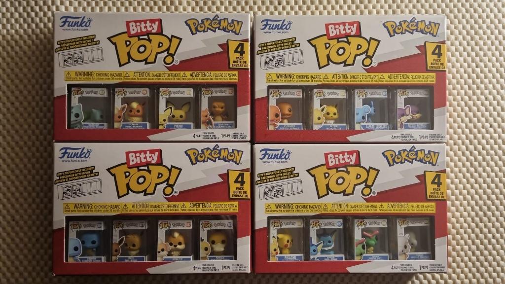 Funko - Bitty Pops - Pokemon (4 series), Ophalen of Verzenden, Nieuw