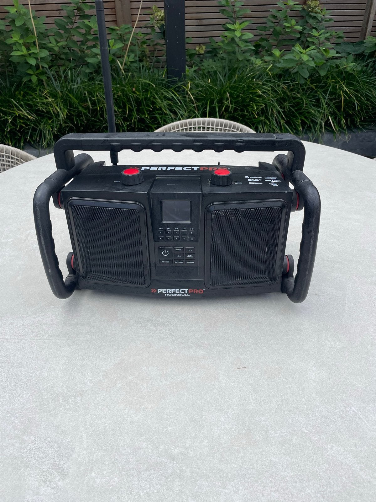 PerfectPro Rockbull bouwradio – DAB+ / Bluetooth, Ophalen, Gebruikt, Bouwradio