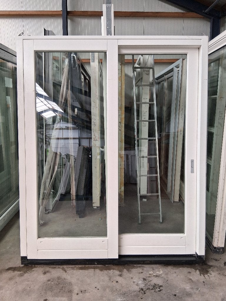 Schuifpui Hr++ bezorgen factuur mogelijk, Doe-het-zelf en Verbouw, Ophalen of Verzenden, Zo goed als nieuw, 150 tot 225 cm, Inclusief glas