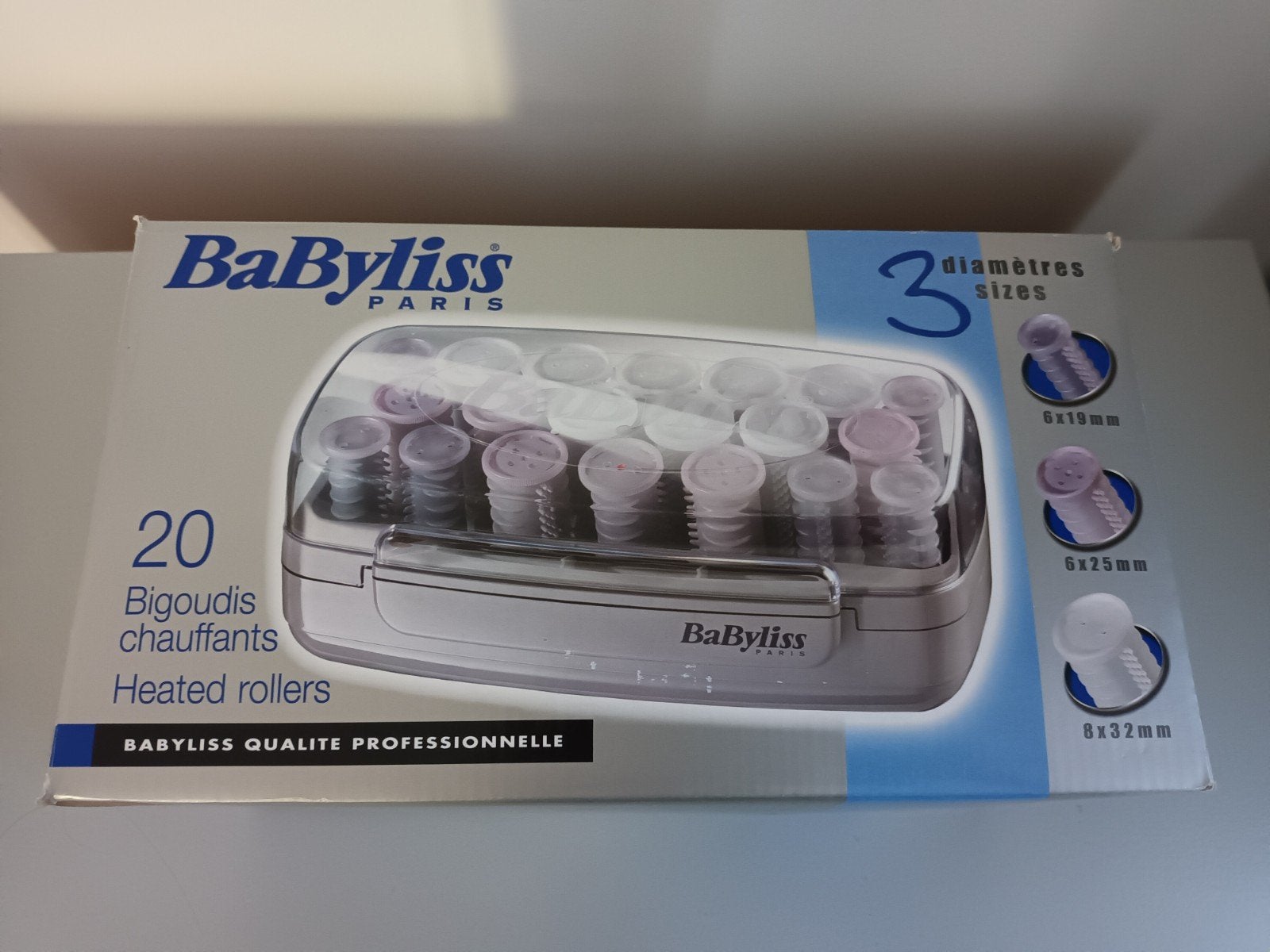 Babyliss heated rollers krulset 3060E krul set zgan krullen, Ophalen of Verzenden, Zo goed als nieuw, Krultang of Stijltang