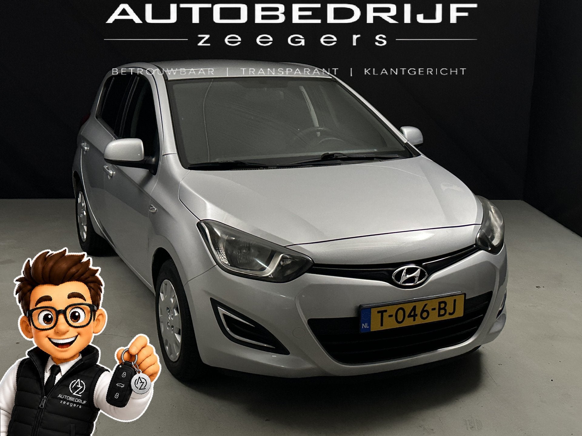 Hyundai i20 1.1 CRDi i-Drive *AC*Diesel* (bj 2014), Auto's, Voorwielaandrijving, Euro 5, 450 kg, Gebruikt