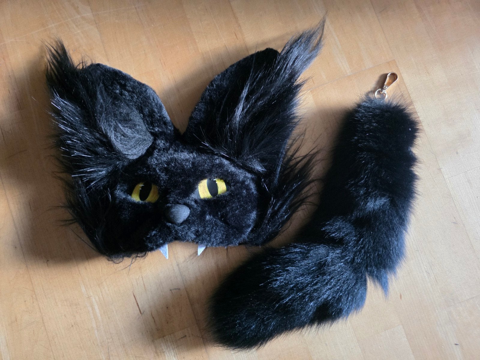therian masker zwarte kat, Ophalen of Verzenden, Nieuw, Overige typen
