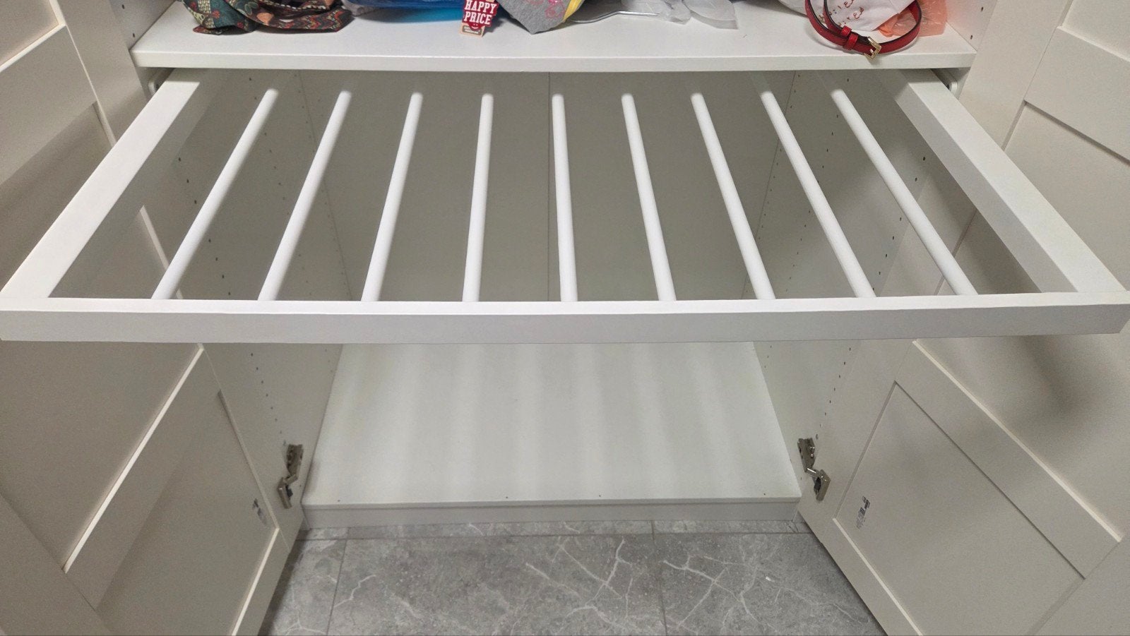 KOMPLEMENT uittrekbare broekhanger, Ophalen, 50 tot 75 cm, 50 tot 100 cm, Minder dan 100 cm