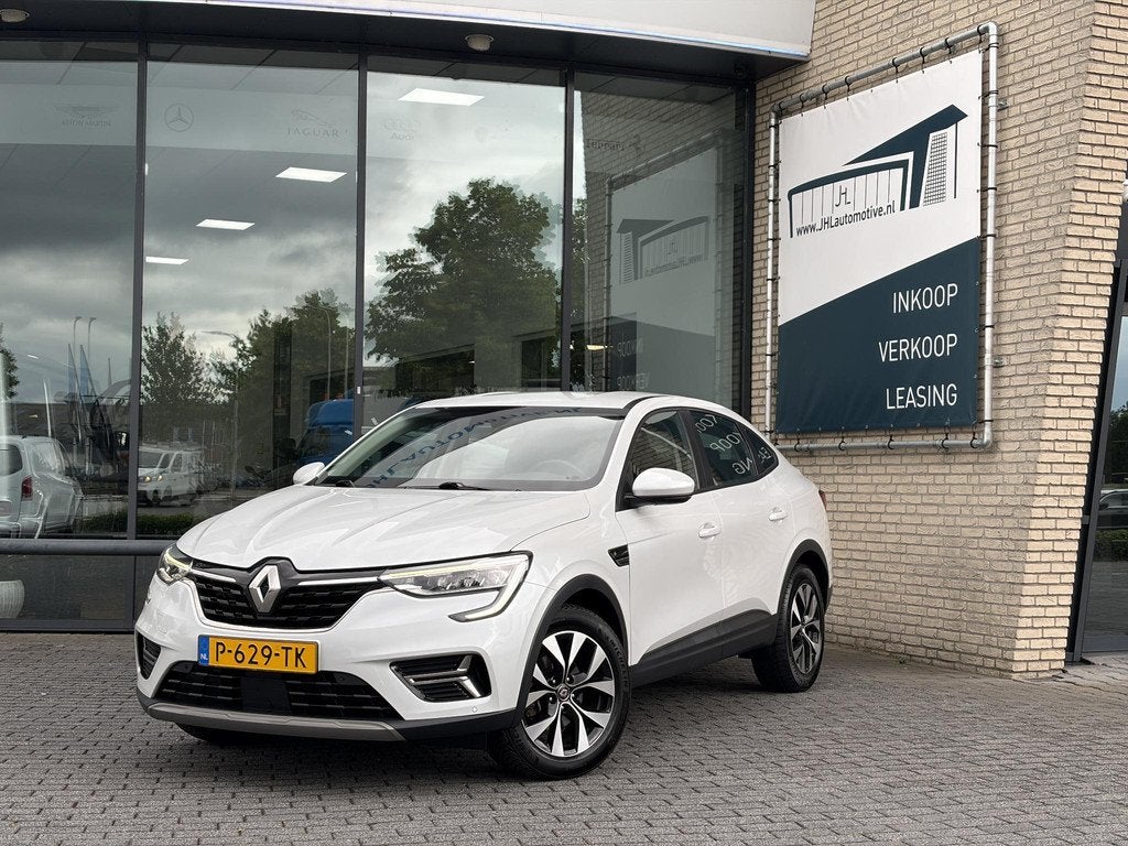 Renault Arkana 1.6 E-Tech Hybrid*LED*CAM*KEYLESS*NAVI*CLIMA*, Auto's, Renault, Stof, Gebruikt, Euro 6, Wit