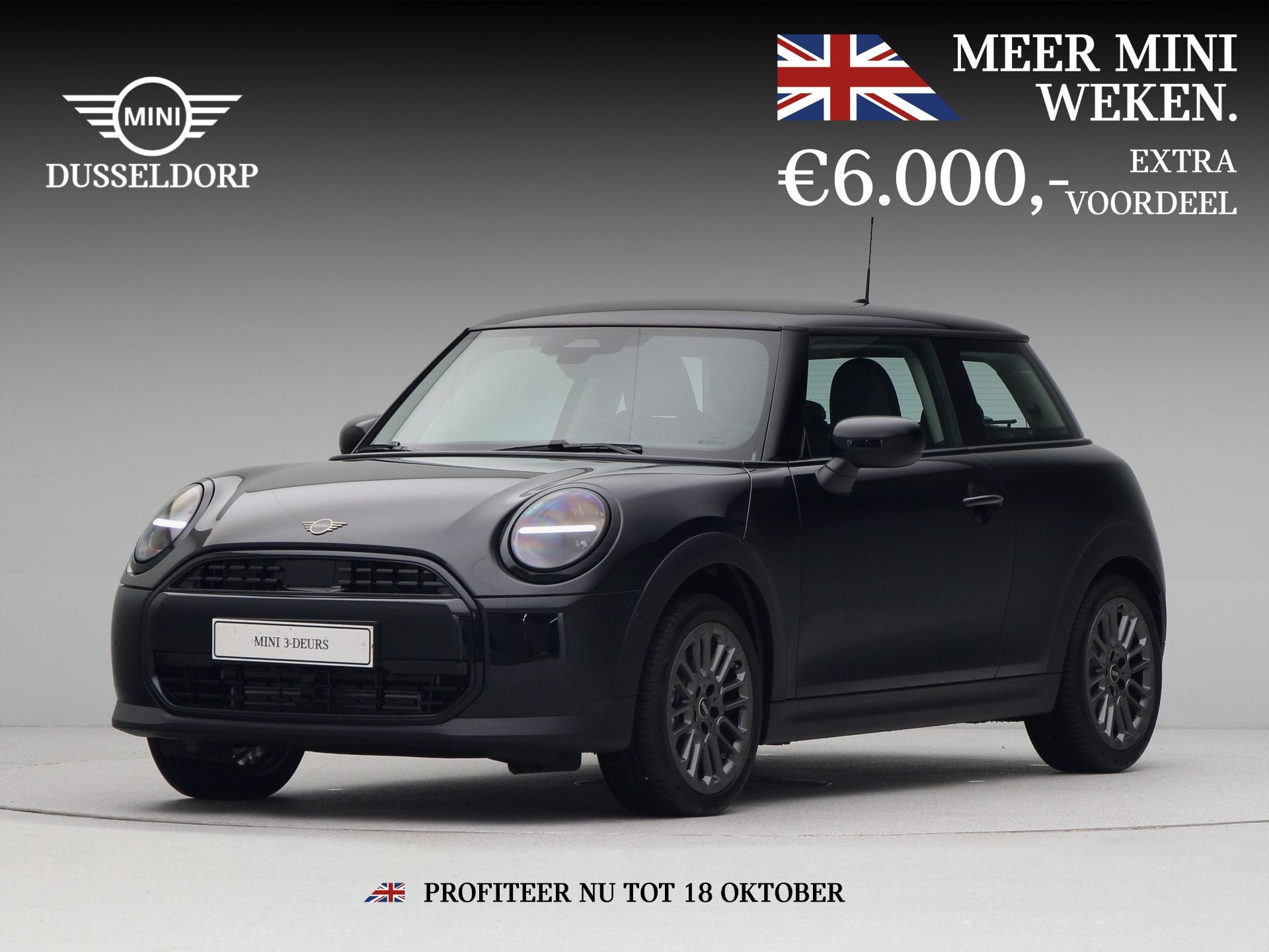 MINI Cooper C Classic Pakket XS PRIVATE LEASE EUR 516,- (60, Auto's, Zwart, 156 pk, 4 stoelen, Zwart