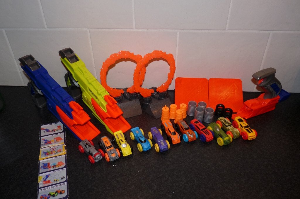 Nieuw Nerf Nitro afschietauto's diverse sets + extra losse, Ophalen of Verzenden, Nieuw