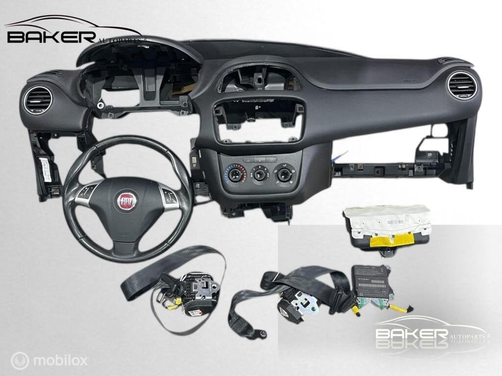 Airbagset  Fiat Punto Evo ('09->), Gebruikt, Fiat, Ophalen of Verzenden, Fiat