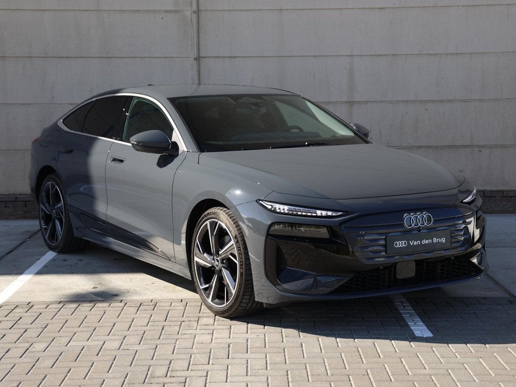 Audi A6 Sportback e-tron Advanced edition 83 kWh | Trekhaak, Auto's, Audi, Automaat, Achterwielaandrijving, Gebruikt, Zwart