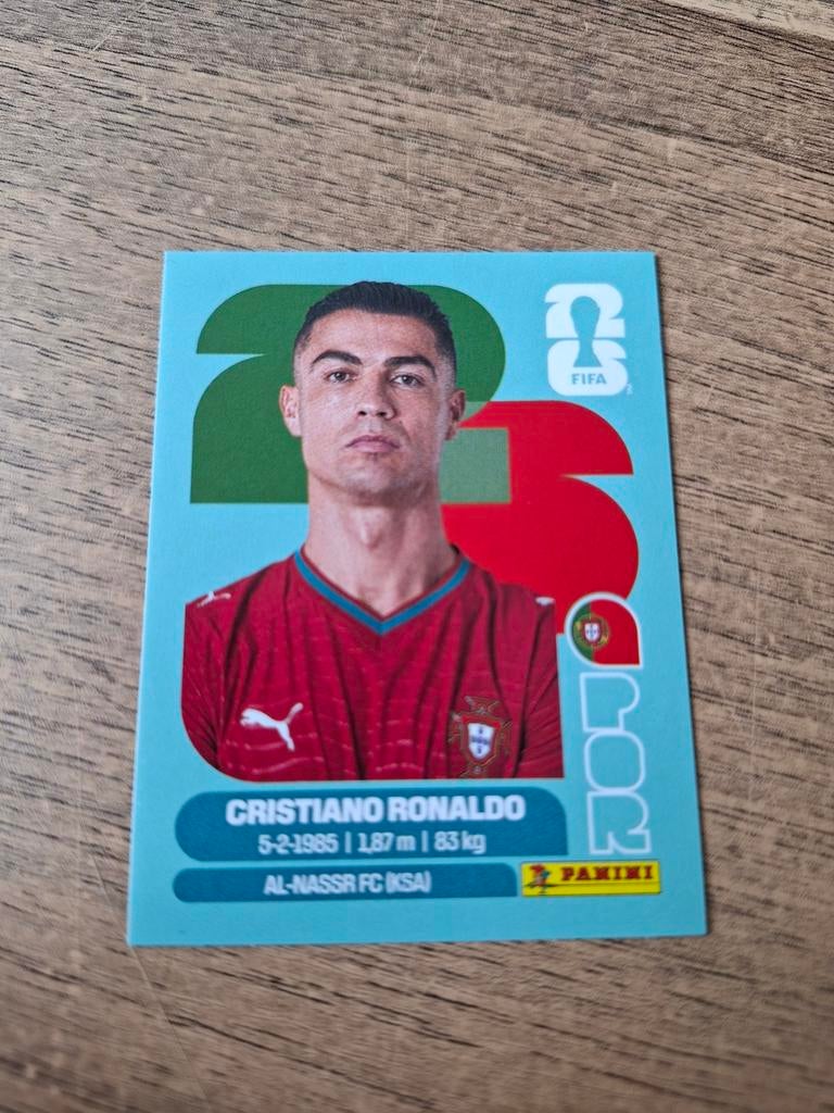 Panini, Ronaldo, WK 2026., Ophalen of Verzenden, Nieuw, Buitenlandse clubs, Poster, Plaatje of Sticker