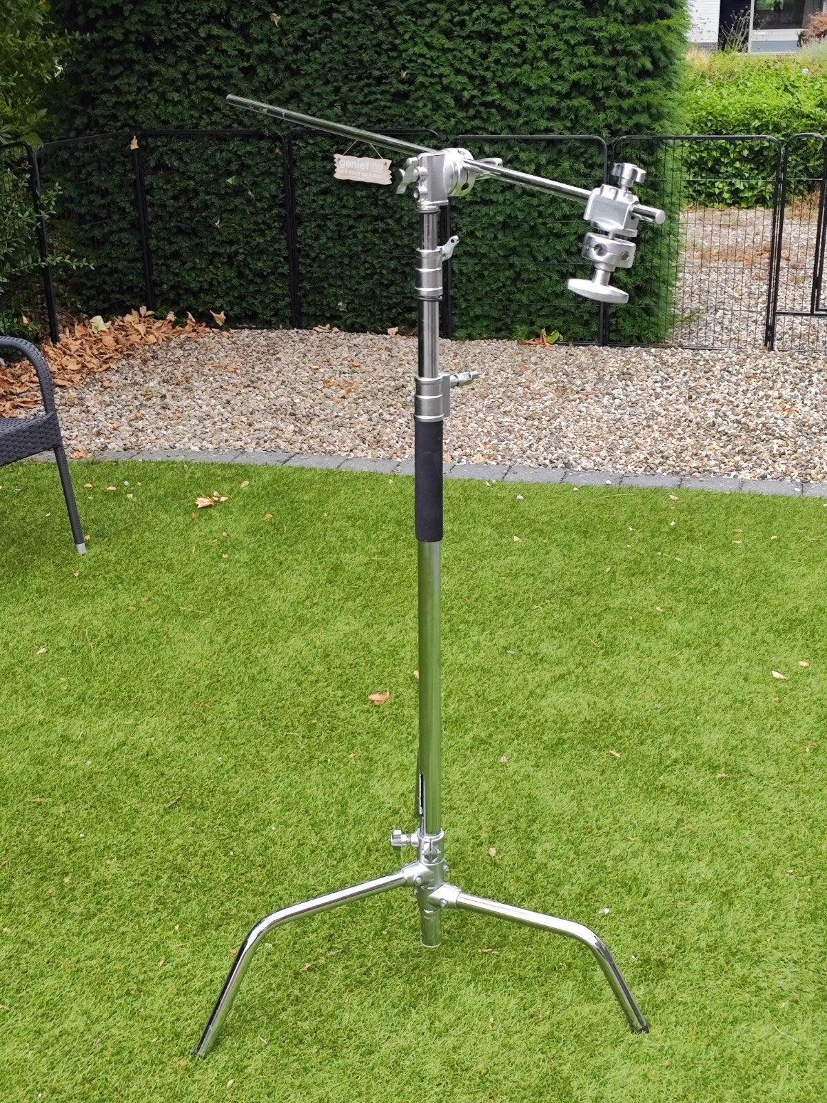Bresser C-Stand 260cm - Robuust Studio Statief, Gebruikt, Statief, Bresser, Ophalen of Verzenden