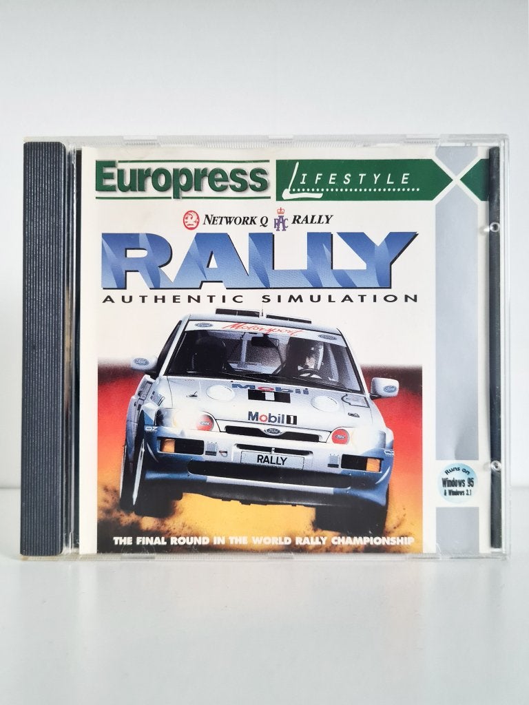Network Q Rally - PC cd-rom, 1 speler, Racen en Vliegen, Ophalen of Verzenden, Zo goed als nieuw
