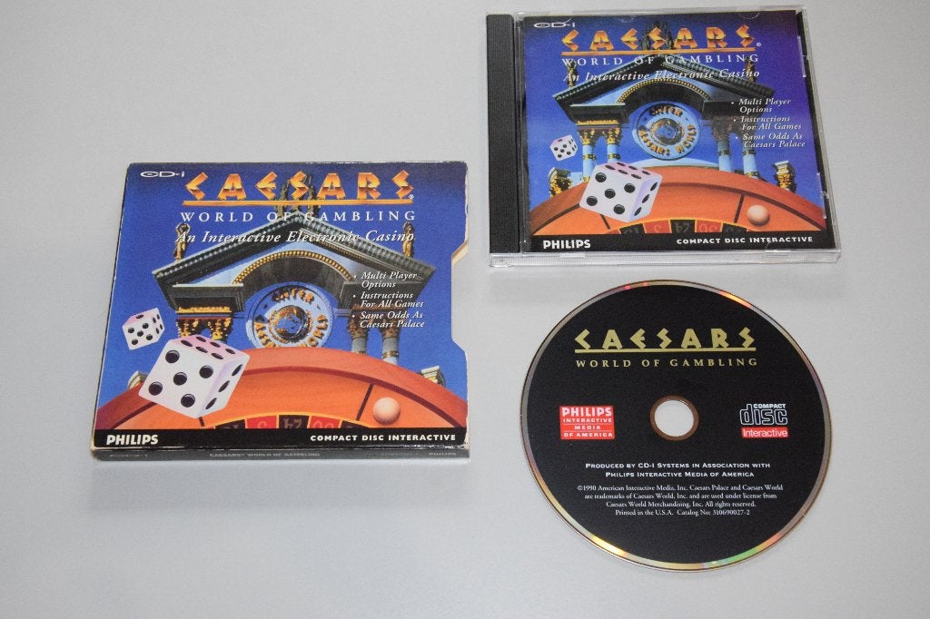 Philips CDi / CD-i : Ceasar's - World of Gambling, Overige genres, 2 spelers, Ophalen of Verzenden, Zo goed als nieuw