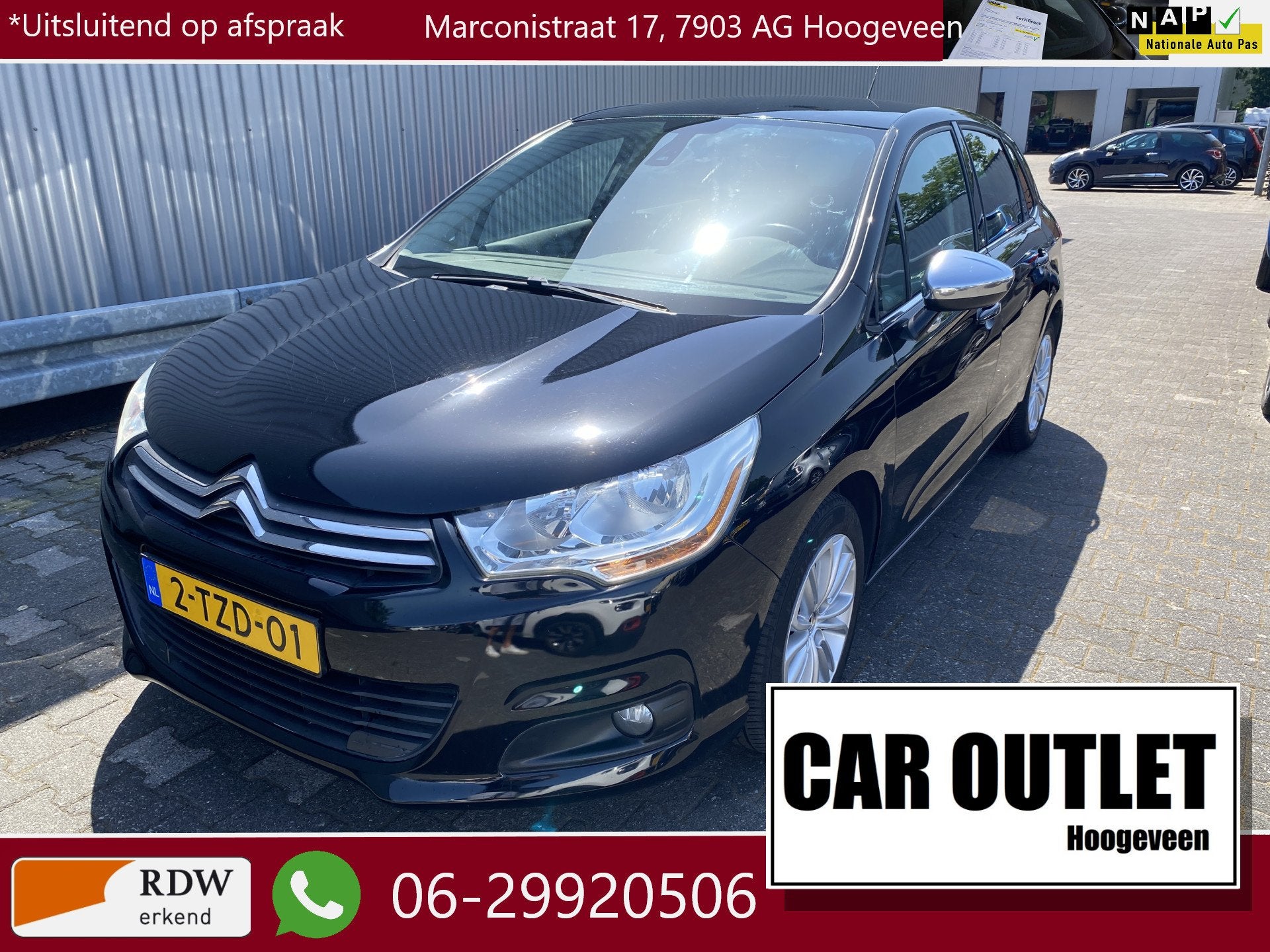 Citroën C4 1.2 PureTech Exclusive 154Dkm.NAP, Clima, CC, Na, Auto's, Citroën, Stof, Euro 6, 1199 cc, Zwart