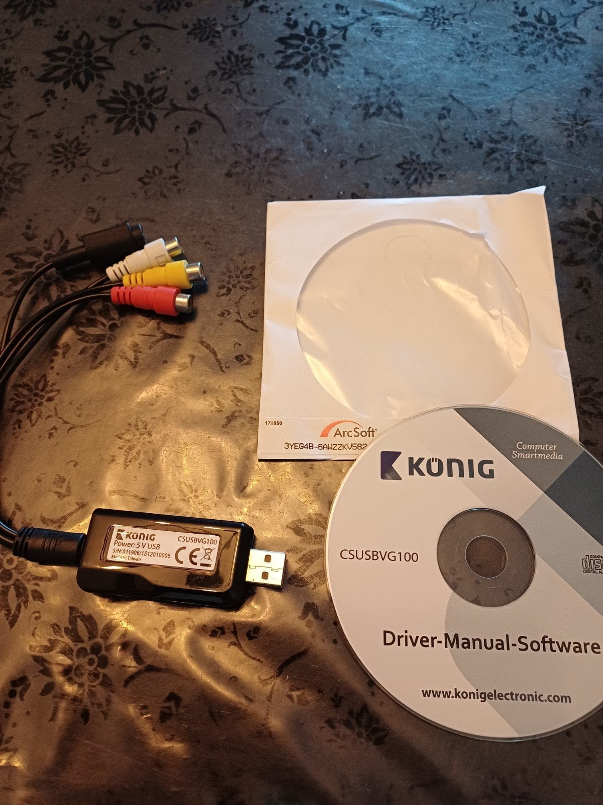 videograbber USB Konig met software disk, Ophalen of Verzenden, Nieuw, Konig