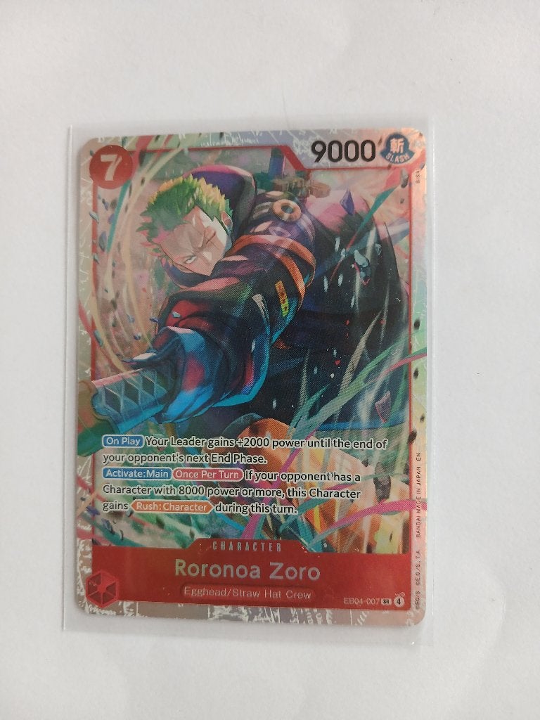 One Piece Card Game Roronoa Zoro EB01-007 SR NM (m2446906935