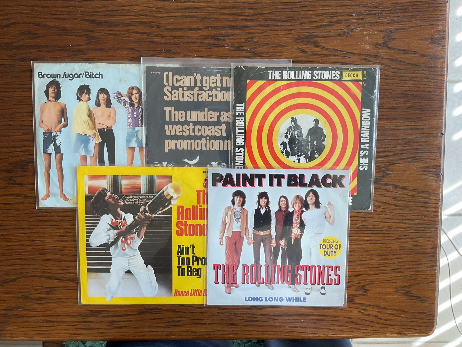 The Rolling Stones. 5 Stuks, Cd's en Dvd's, Vinyl Singles, Zo goed als nieuw, Pop, Ophalen of Verzenden