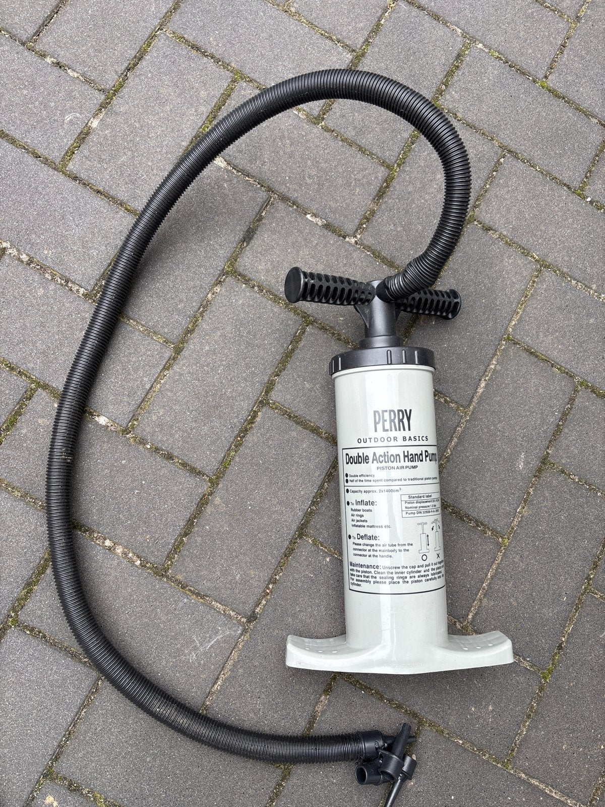 Perry Outdoor Basics Dubbelwerkende Handpomp, Caravans en Kamperen, Ophalen, Gebruikt, Handmatig