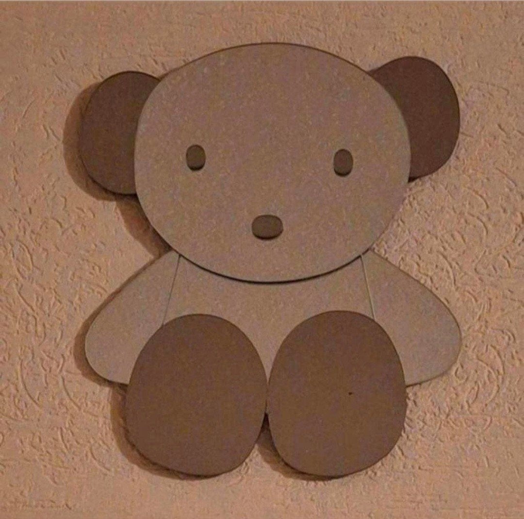 Spiegel in de vorm van een beertje kraamkado kinderkamer.
Ho, Ophalen, Zo goed als nieuw, Spiegel