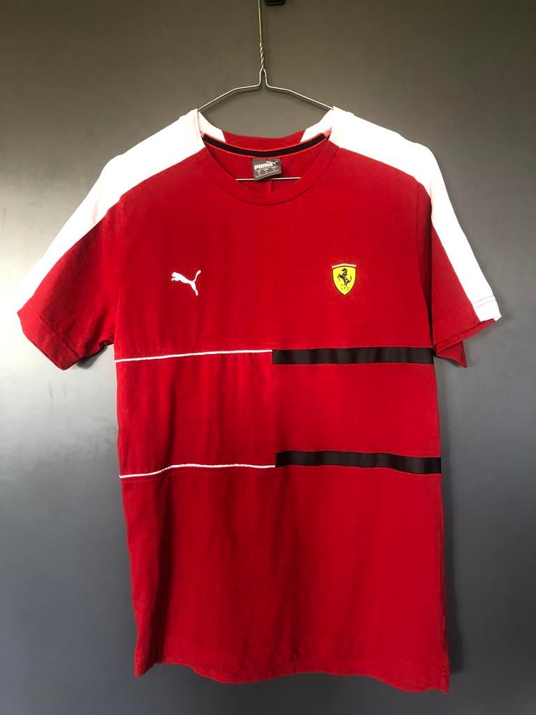 Puma Ferrari T-shirt Rood Maat S, Ophalen of Verzenden, Zo goed als nieuw, Maat 46 (S) of kleiner, Rood