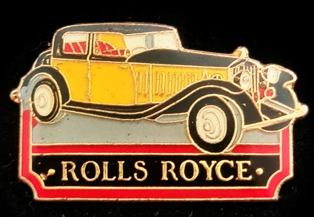 Rolls Royce afb. pin epoxy, Verzenden, Nieuw, Transport, Speldje of Pin