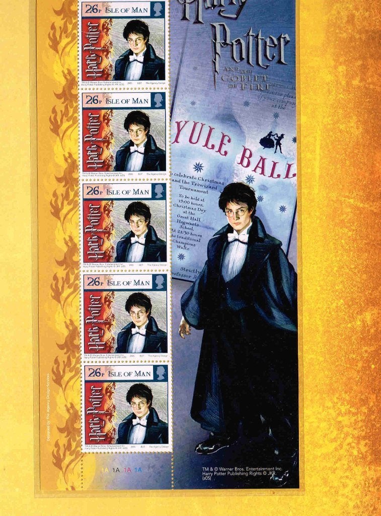 Isle of Man Harry Potter Stamp Album 6 vel & FDC, Verzenden