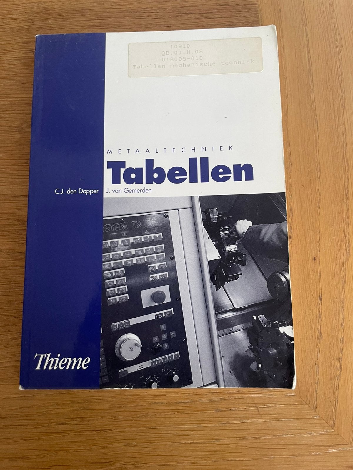 Metaaltechniek Tabellen, Ophalen of Verzenden, Zo goed als nieuw