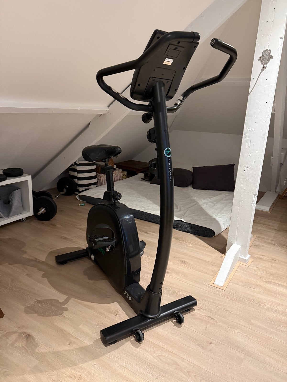 Tunturi F20 Bike Competence Hometrainer - Zo goed als nieuw, Sport en Fitness, Ophalen, Zo goed als nieuw, Metaal, Benen
