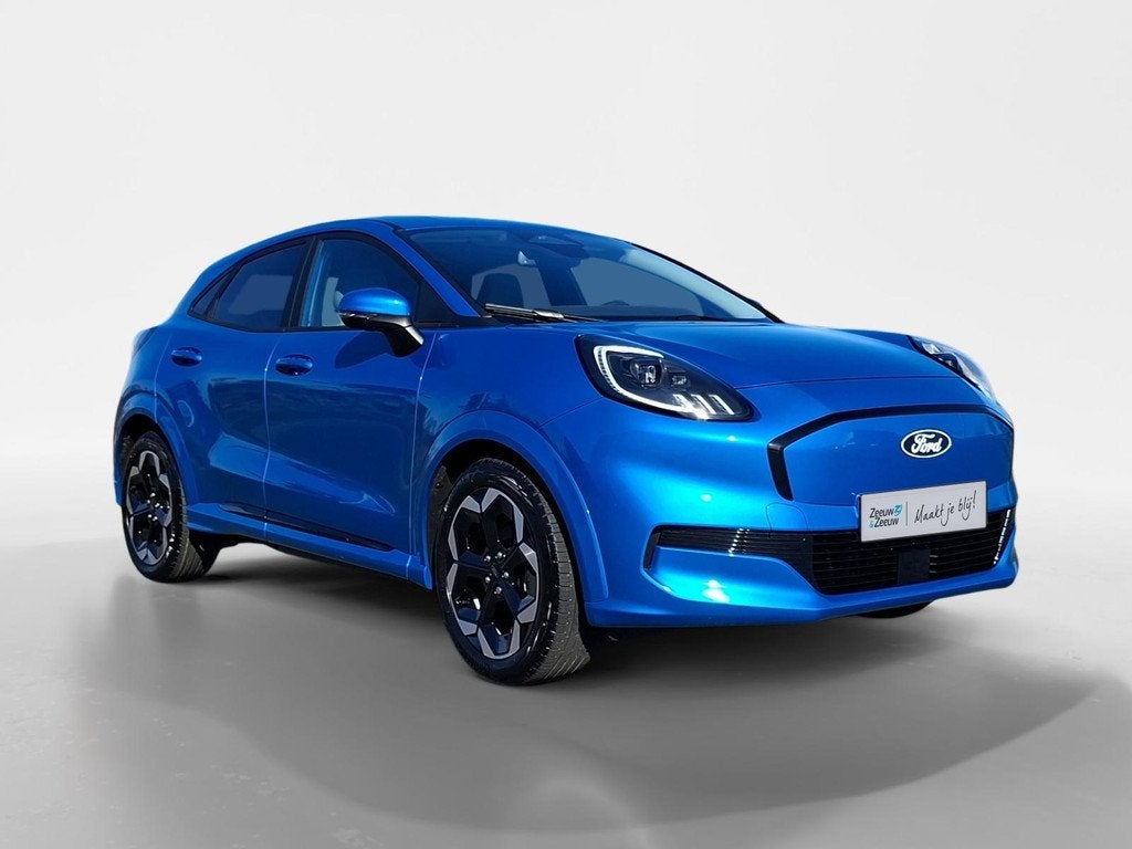 Ford Puma Gen-E Premium 44 kWh | Verwachte Levertijd 3 Weken, Auto's, Ford, 12 maanden, Puma, Blauw, Leder en Stof