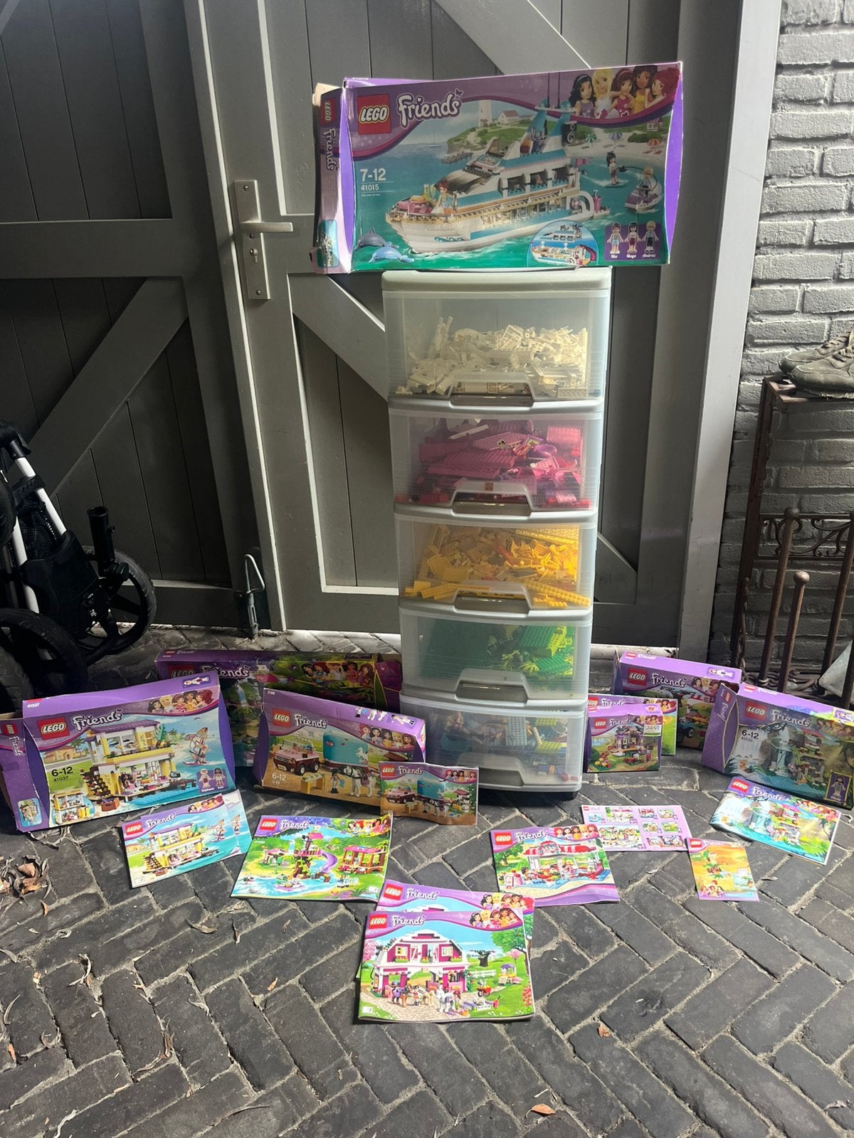 LEGO friends + lego + lego tech, Ophalen, Gebruikt, Lego, Inclusief instructies