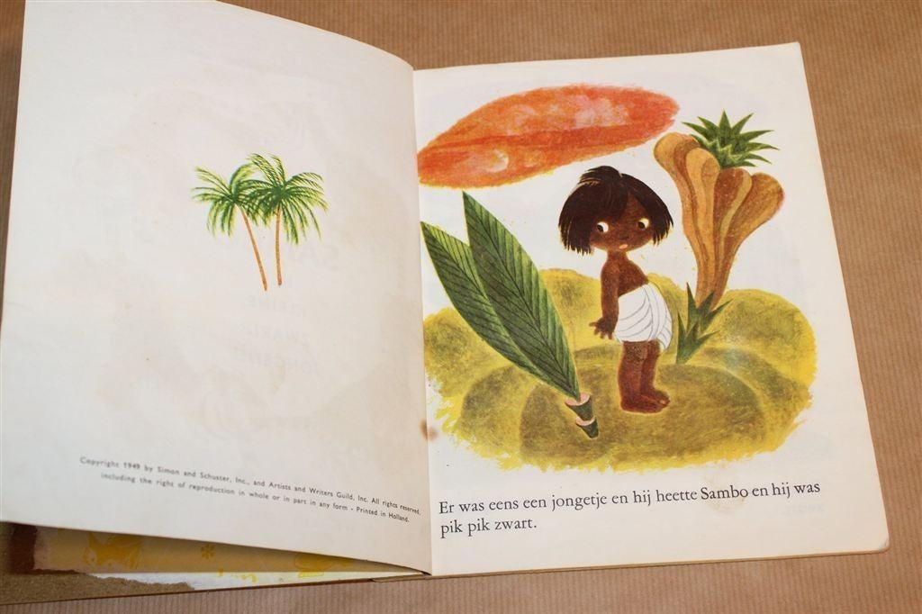 Sambo Kleine Zwarte Jongetje [1954] — Vintage Gouden Boek, Boeken, Ophalen of Verzenden, Gelezen