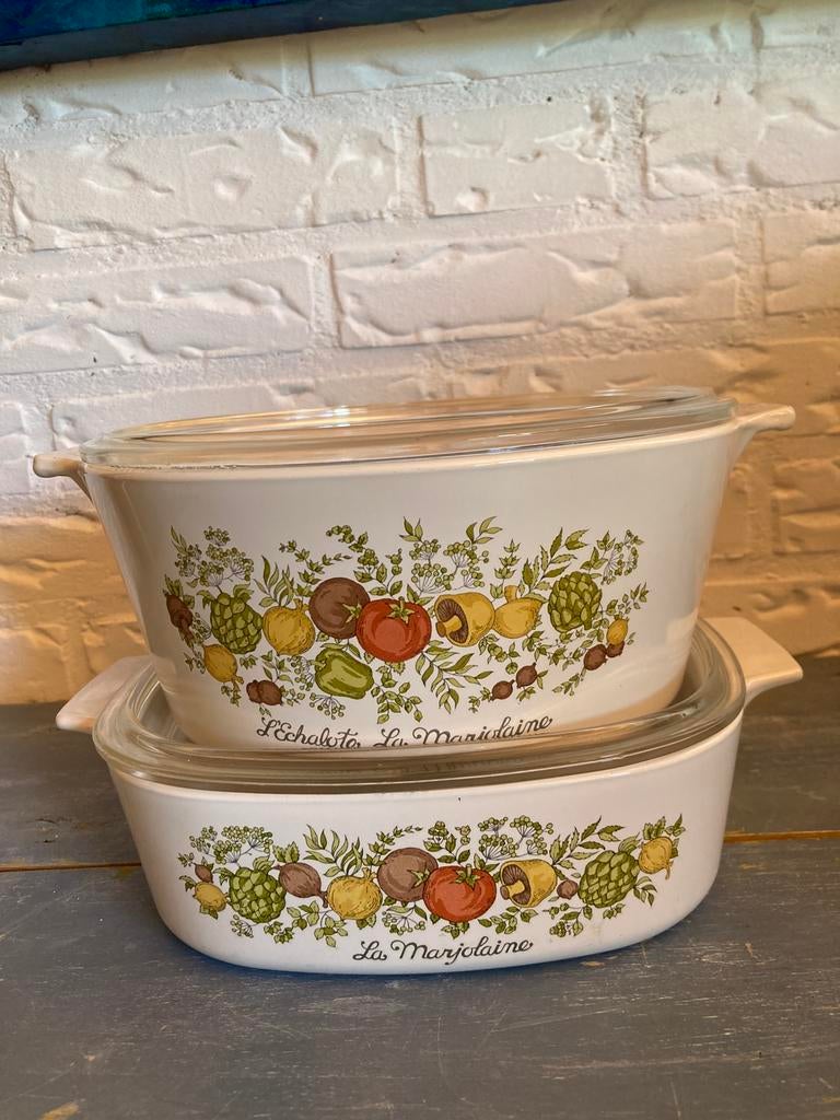 Prachtige Vintage CorningWare Set, Ophalen of Verzenden, Zo goed als nieuw, Overige materialen