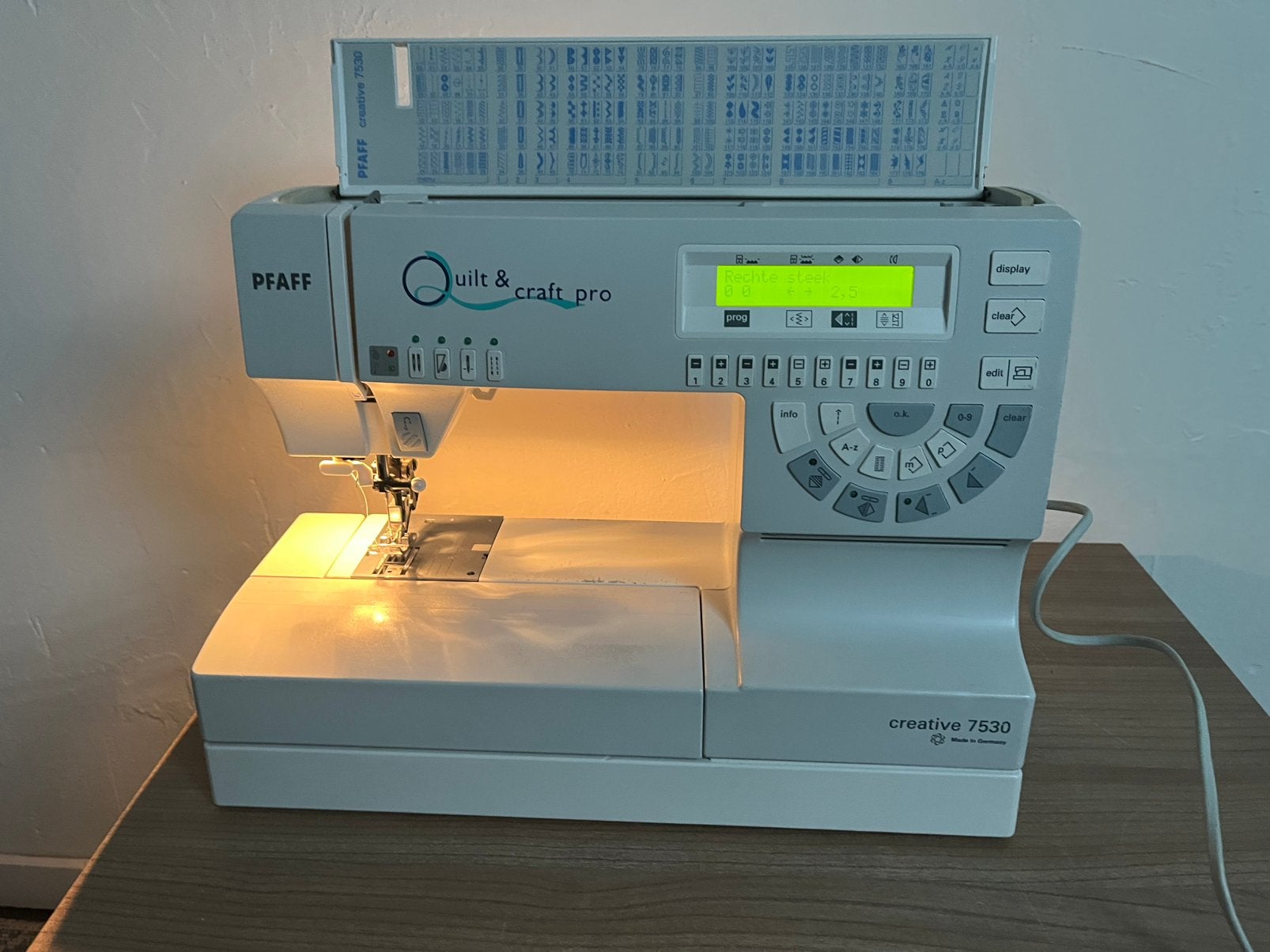 Pfaff Creative 7530 Goed Werkende Naaimachine, Ophalen of Verzenden, Zo goed als nieuw, Naaimachine, Pfaff