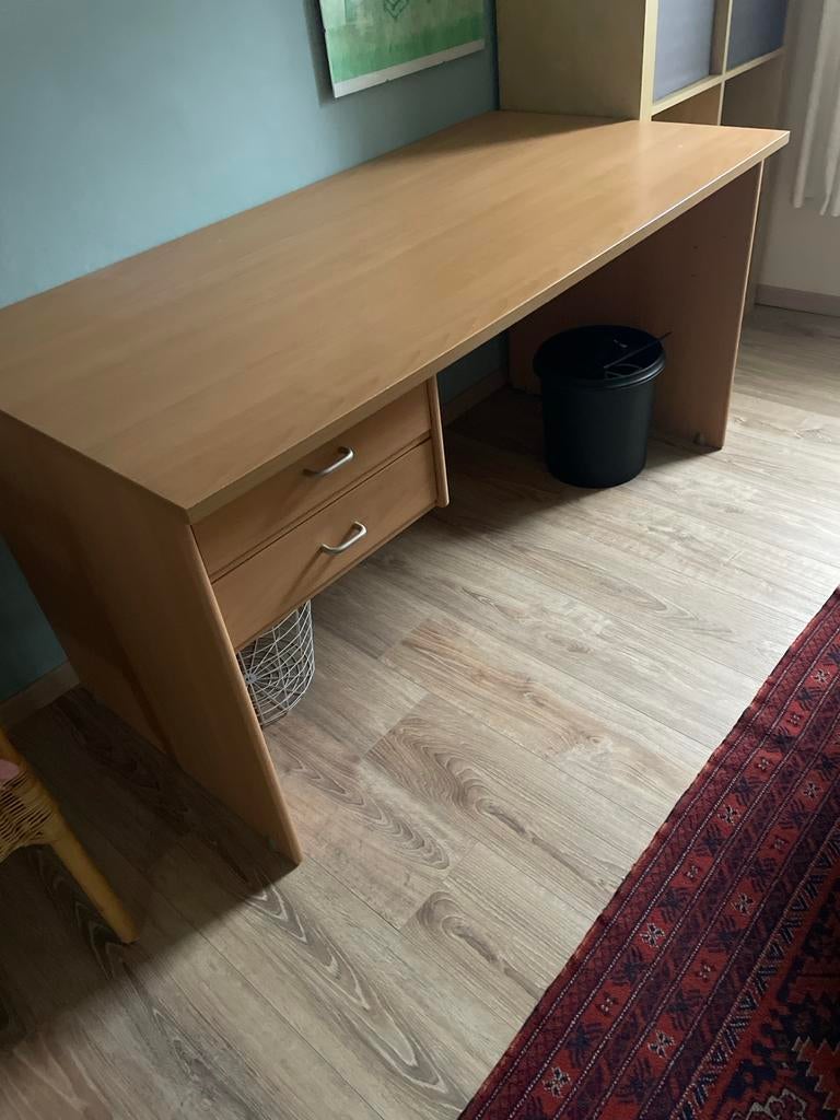 Gratis afhalen, Bureau 160x80 met lades, Ophalen, Overige typen, Gebruikt, Bruin