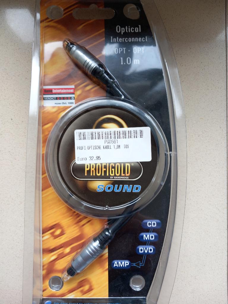 Optische kabel, Ophalen, Nieuw, Minder dan 2 meter, Optische kabel