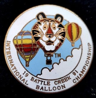 Ballon pin-19 Battle Greek Championship, Verzenden, Nieuw, Transport, Speldje of Pin