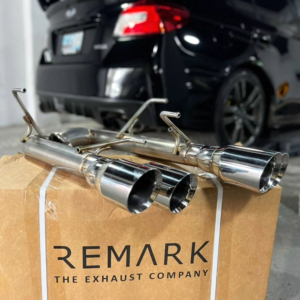 Remark axleback eindtip uitlaat - Subaru WRX + STI 15-21