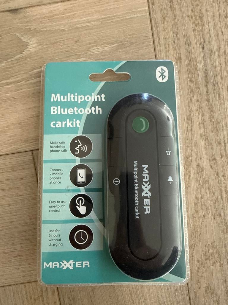 Multipoint Bluetooth carkit - Handsfree bellen in de auto, Ophalen of Verzenden, Nieuw
