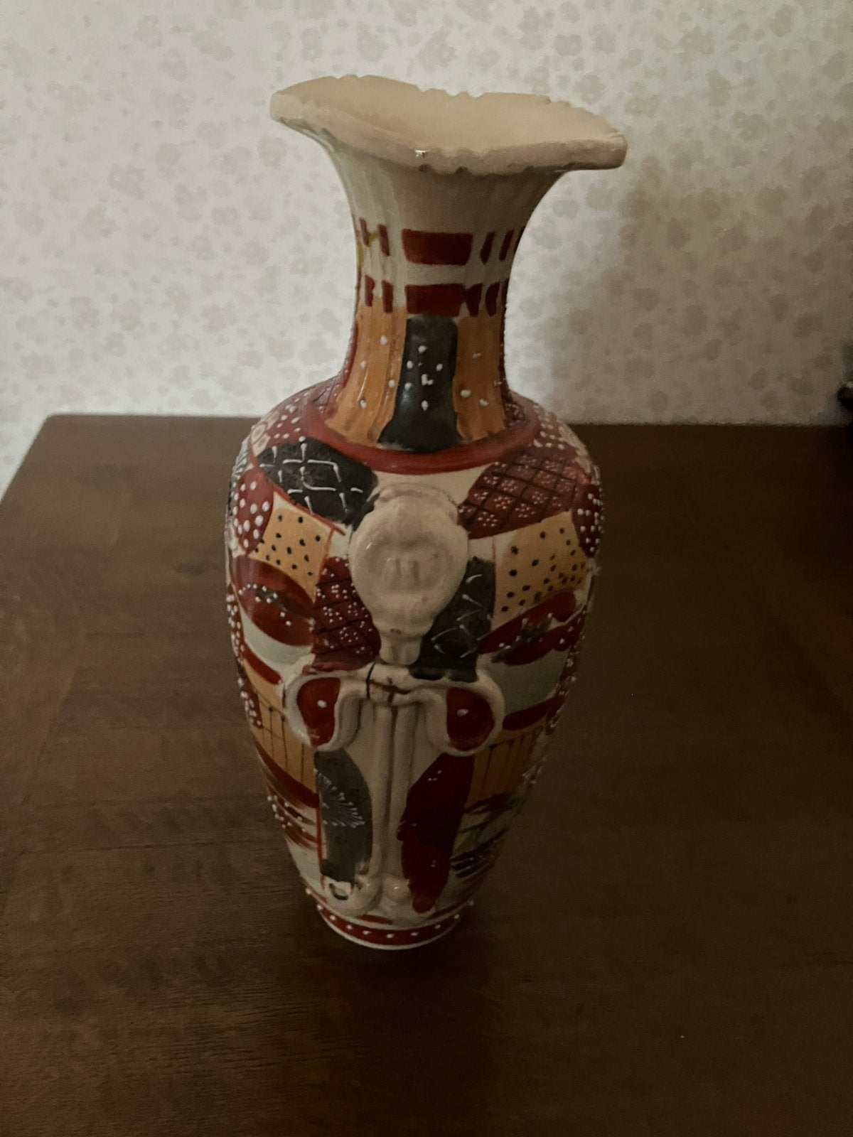 Antieke satsuma vaas, Ophalen of Verzenden