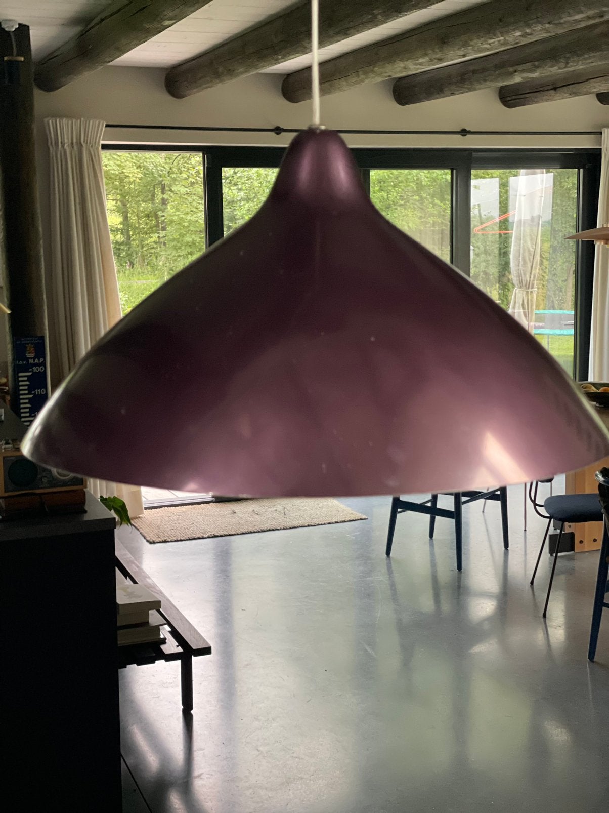 Vintage design Lisa Pape voor Orno hanglamp, Ophalen, Zo goed als nieuw