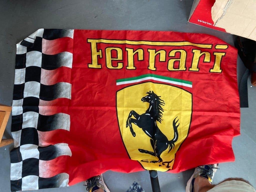 ferrari vlag, Ophalen of Verzenden, Zo goed als nieuw, Formule 1