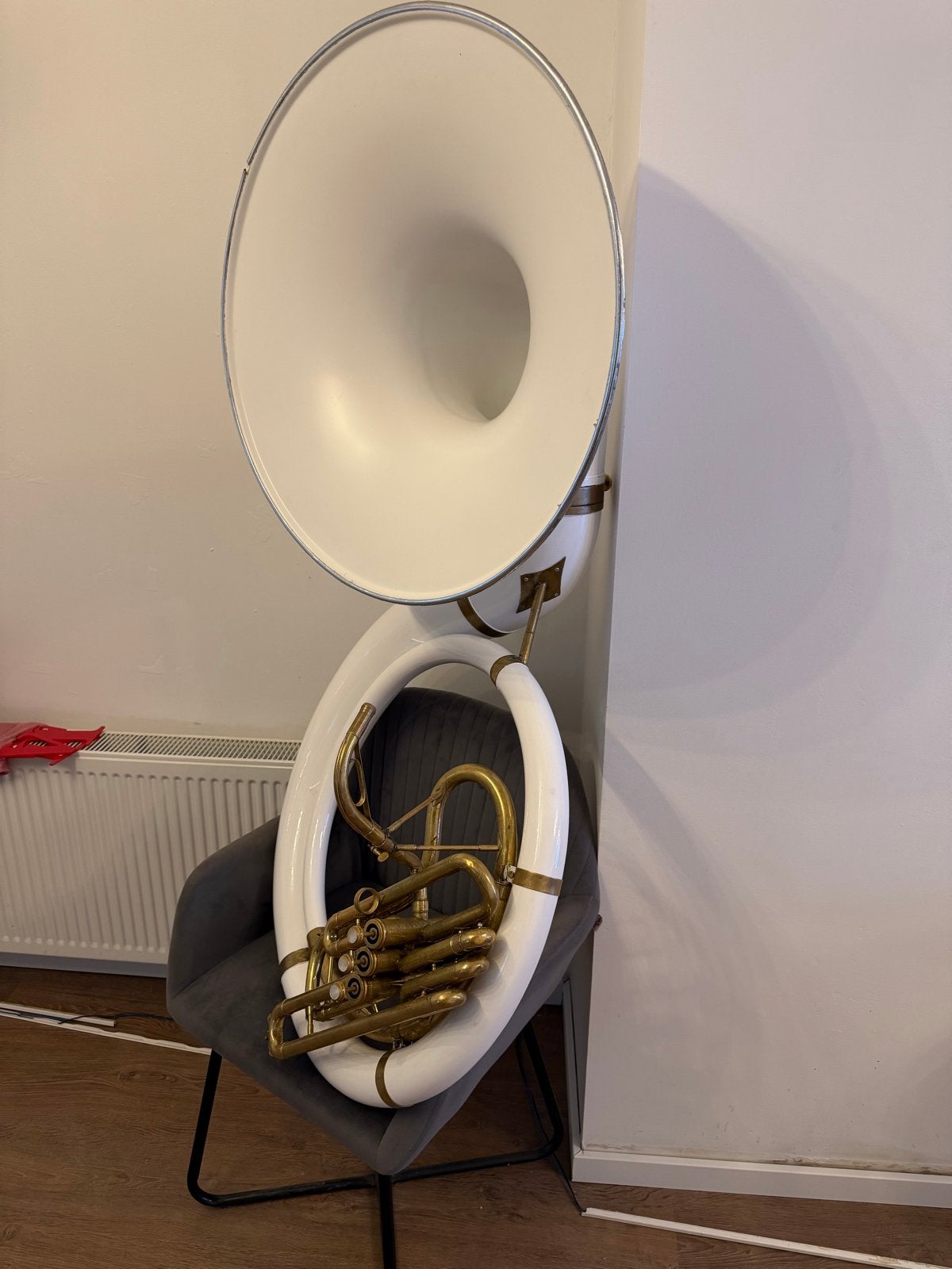 Sousafoon Selmer Signet, Ophalen of Verzenden, Gebruikt, Overige typen, Met koffer of draagtas